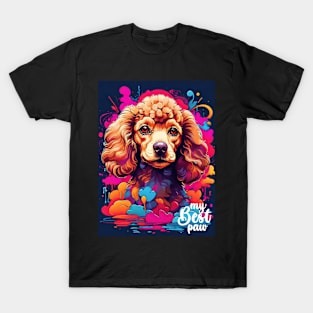 My Best Paw Poodles Graffiti T-Shirt